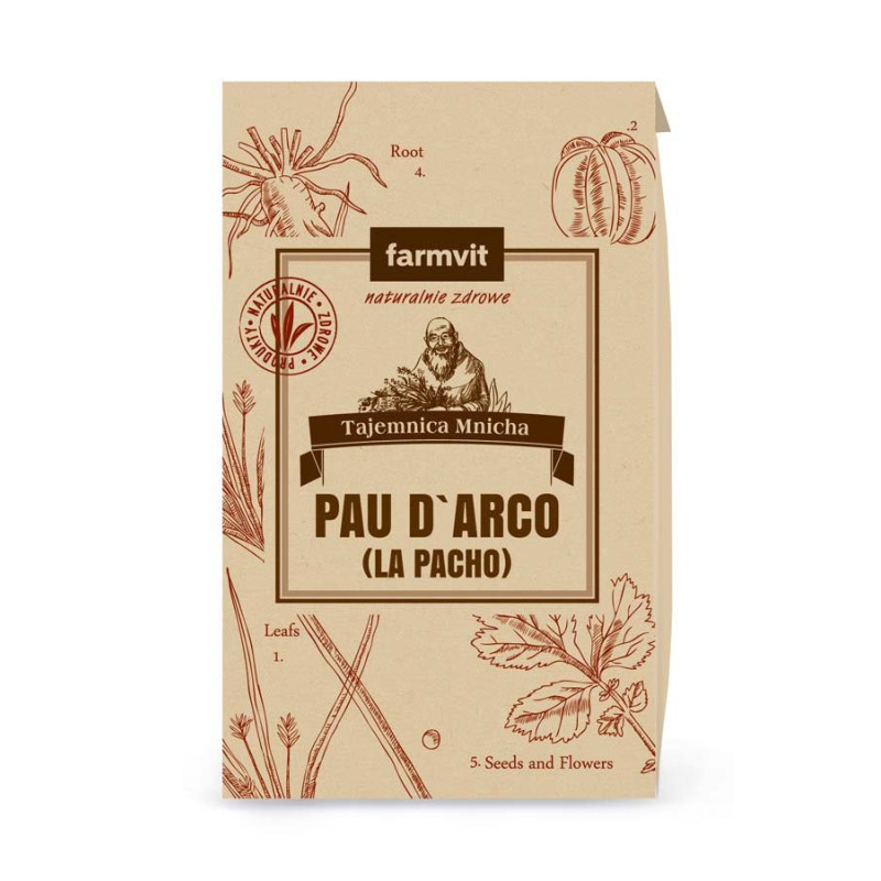 Pau D'arco, Bark of Lapacho 100g,  Farmvit