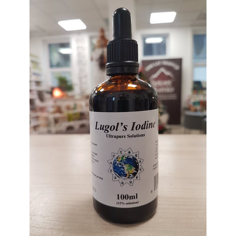 Lugol's Iodine Solution, MAX STRENGTH 15%, 100ml