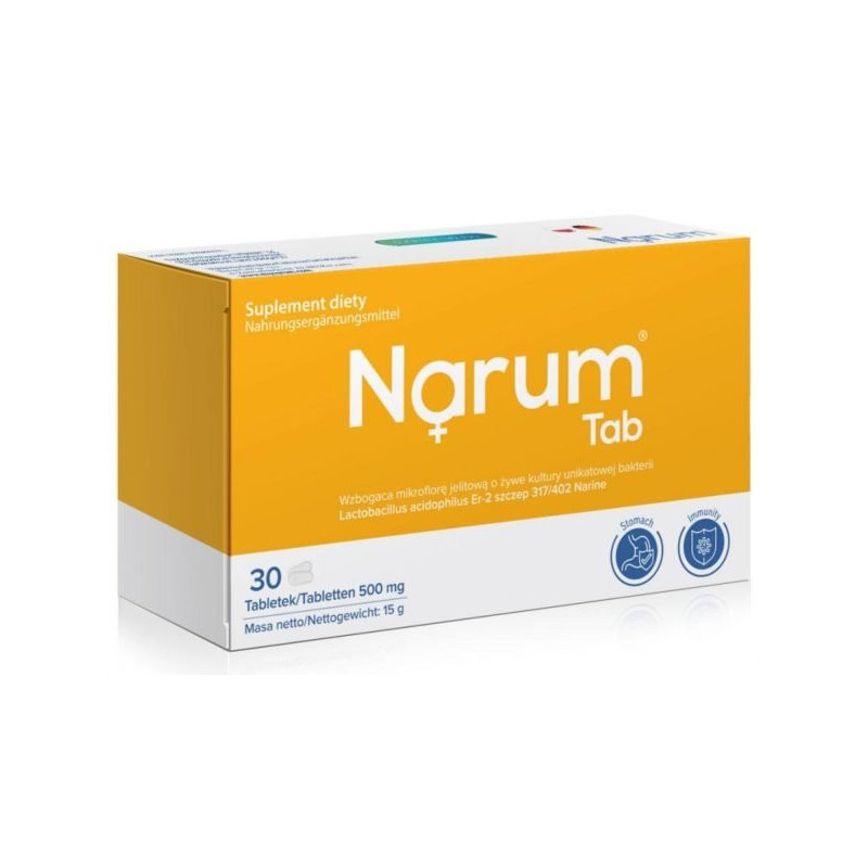 Narum Tablets 500mg, Probiotic 30 tablets