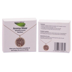 Aromatherapy Necklace model nr2 "Tree with Heart"