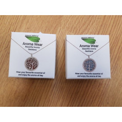 Aromatherapy Necklace model nr2 "Tree with Heart"