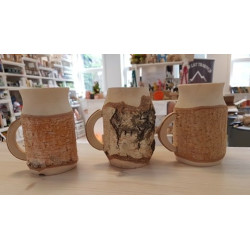 Handmade Wooden Mugs SMALL-TALL Size