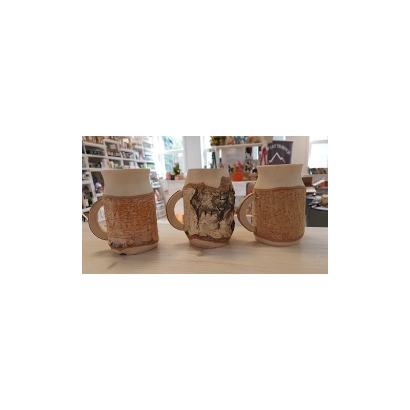 Handmade Wooden Mugs SMALL-TALL Size