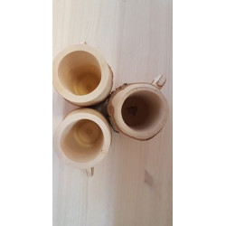 Handmade Wooden Mugs SMALL-TALL Size