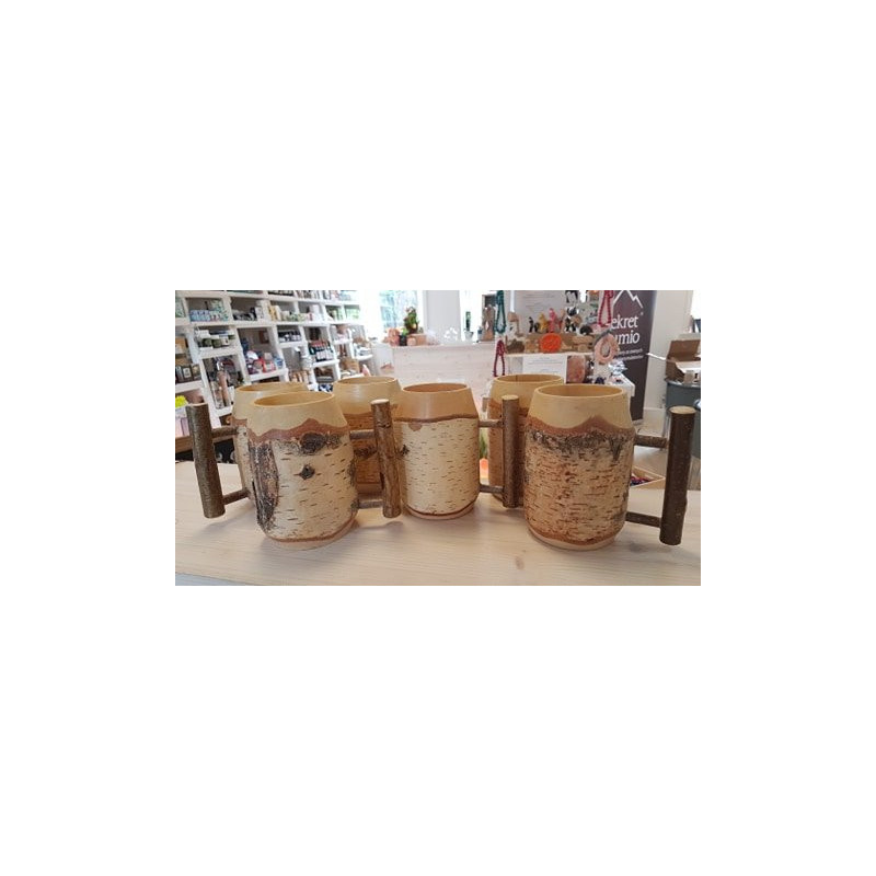 Handmade Wooden Mugs BIG Size