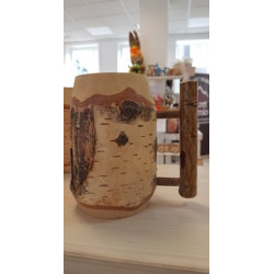 Handmade Wooden Mugs BIG Size
