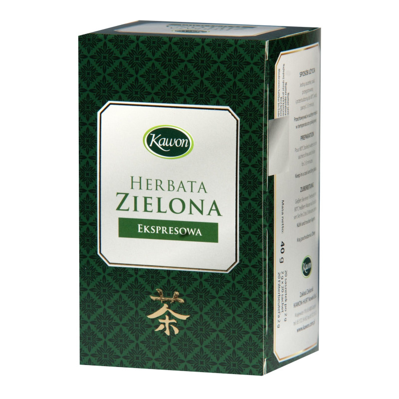 Green Tea Express, Kawon, 20 sachet, 40g