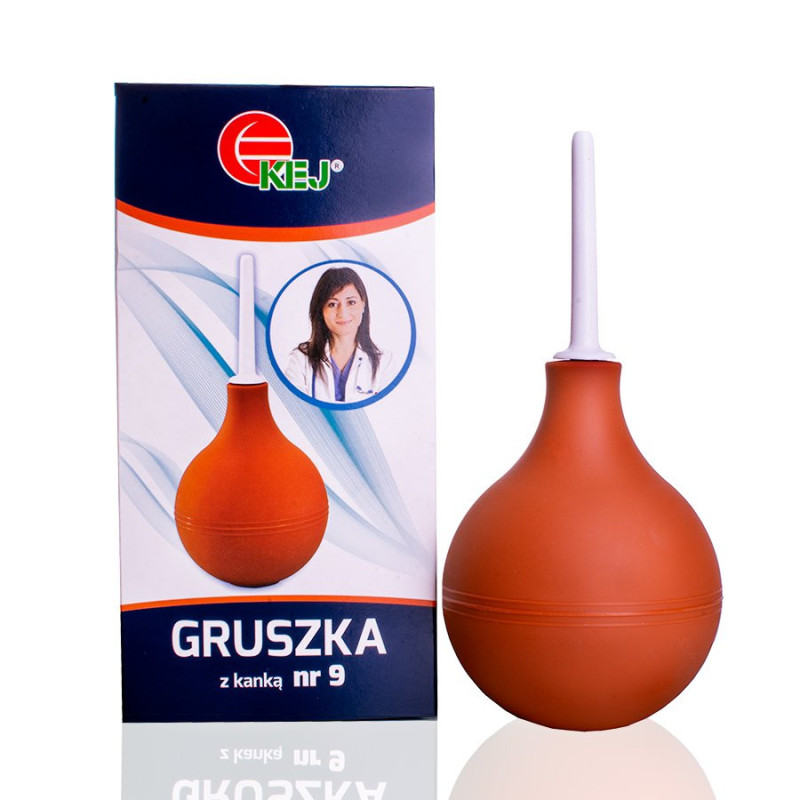 Rectal bulb syringe No.9 Gruszka z Kanką nr9 240ml.