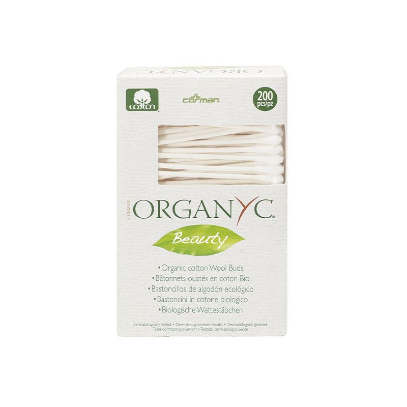 Organyc 100% Organic Cotton Beauty Buds 200 pieces