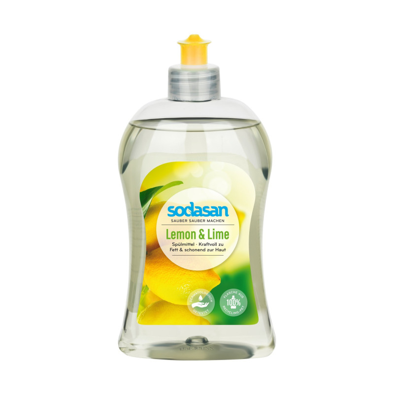 Sodasan Washing Up Liquid Lemon & Lime 500ml