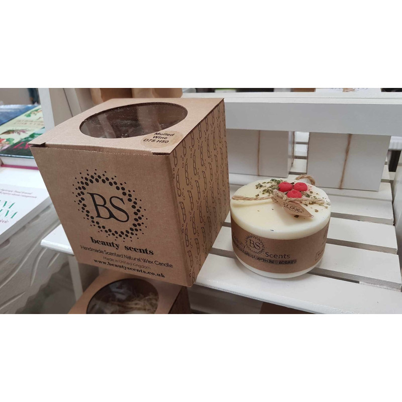 Handmade Soy Candle by Beauty Scents, Mulled Wine