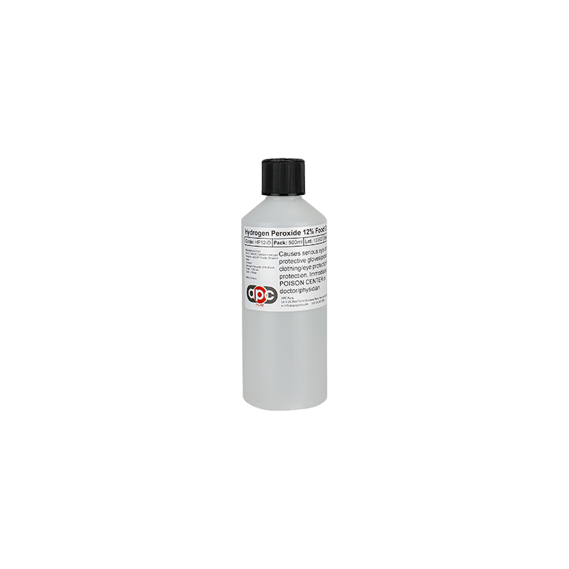 Hydrogen Peroxide 3% Food Grade 500ML.