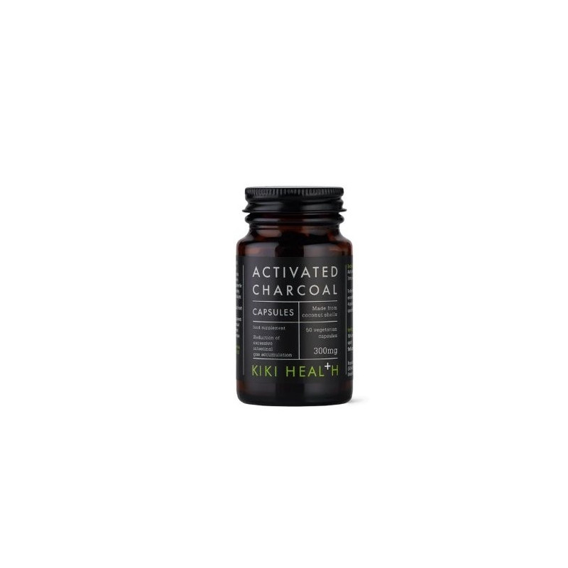 Activated Charcoal Capsules - 50 Vegicaps, KIKI Health