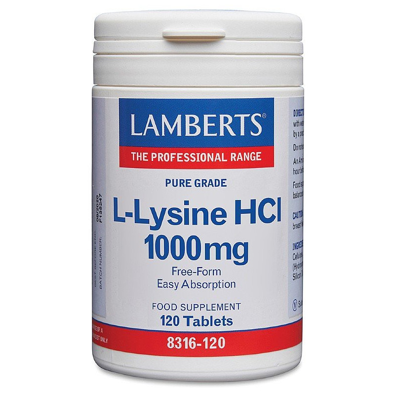 L-Lysine 1000mg Lamberts