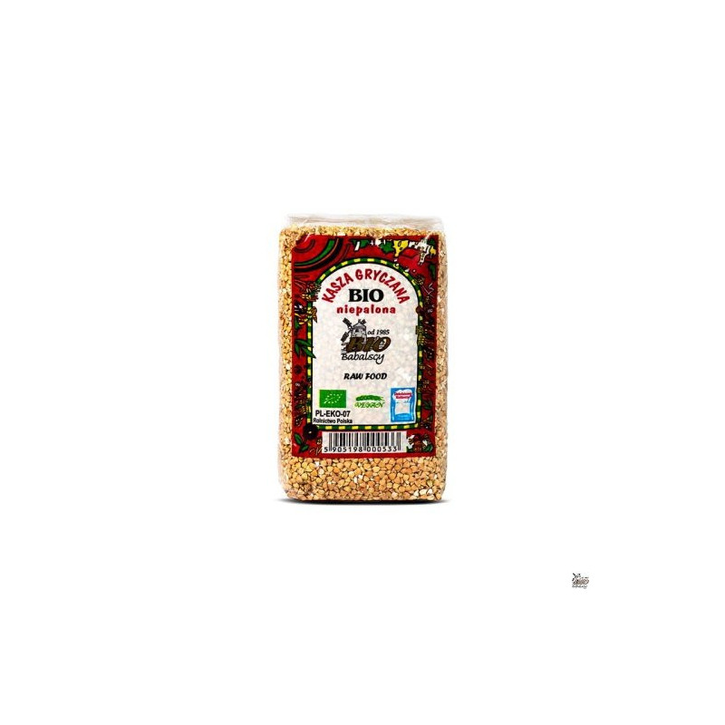 BIO Unroasted Buckwheat Groats 500g / Kasza Gryczana niepalona