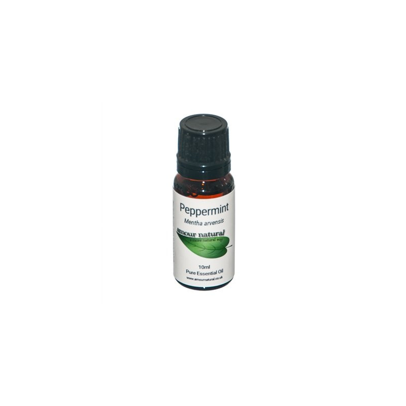 Peppermint Pure Essential Oil 10ml, Amour Natural