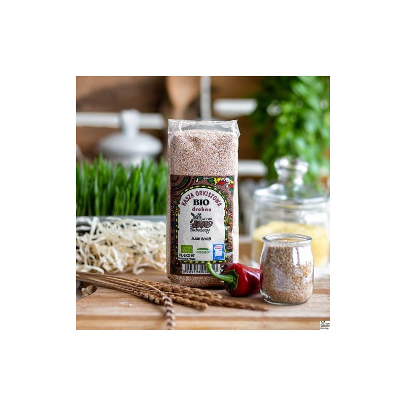 Bio Spelt Groats, fine 500g / Kasza Orkiszowa Drobna