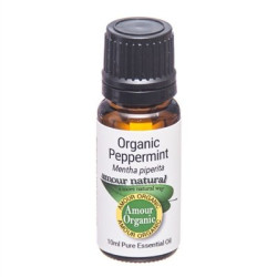 Peppermint Organic Pure Essential Oil 10ml, Amour Natural