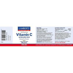 Vitamin C as Calcium Ascorbate Lamberts