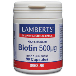 Biotin 500µg Lamberts 90caps
