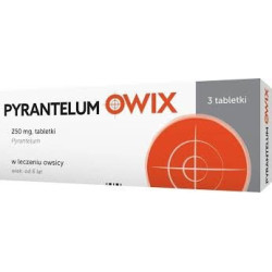 Pyrantelum Owix 250mg 3 tablets