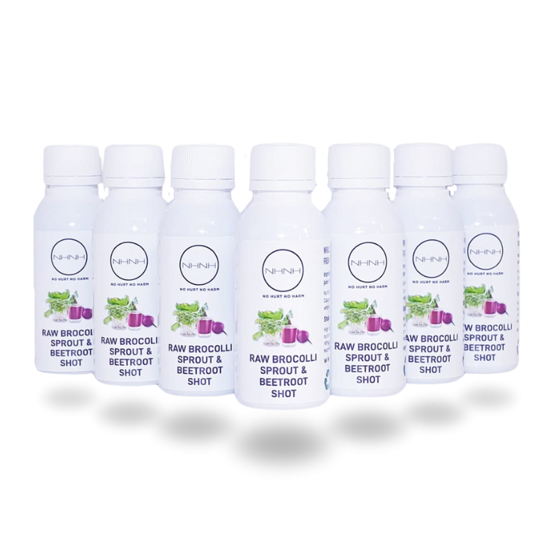 Raw Beetroot and Broccoli Sprout shot 40ml raw cold-pressed juice