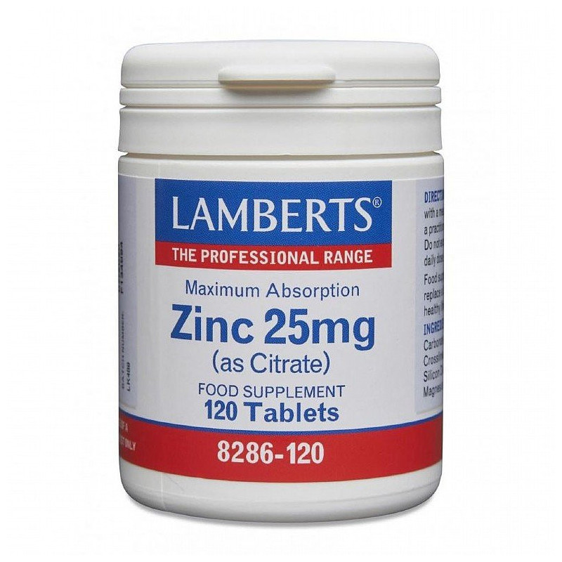 Zinc 25mg (as Citrate) Lamberts