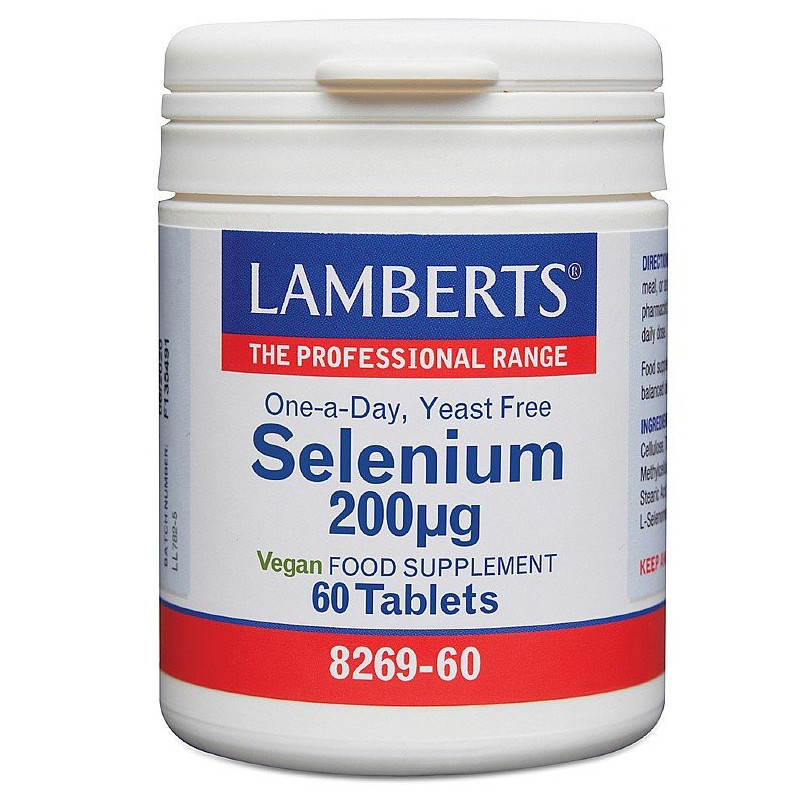 Selenium 200µg (as L-selenomethionine and sodium selenite) Lamberts