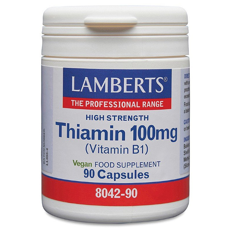 Thiamin 100mg (Vitamin B1) 90 capsules