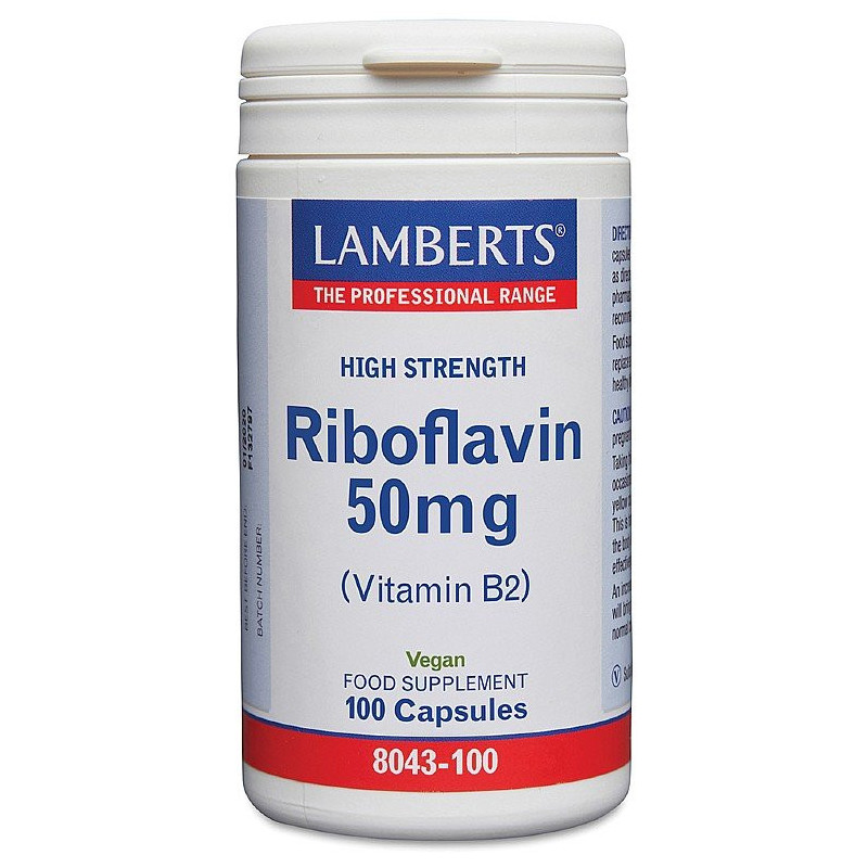 Riboflavin 50mg (Vitamin B2) Lamberts