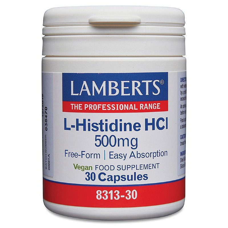 L-Histidine HCl 500mg Lamberts