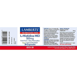 L-Histidine HCl 500mg Lamberts