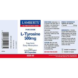 L-Tyrosine 500mg Lamberts