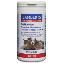 Chewable Glucosamine Complex for Dogs (&amp; Cats) Lamberts 90 tablets