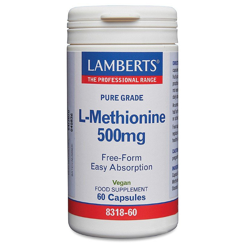 L-Methionine 500mg Lamberts