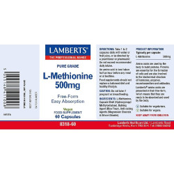 L-Methionine 500mg Lamberts