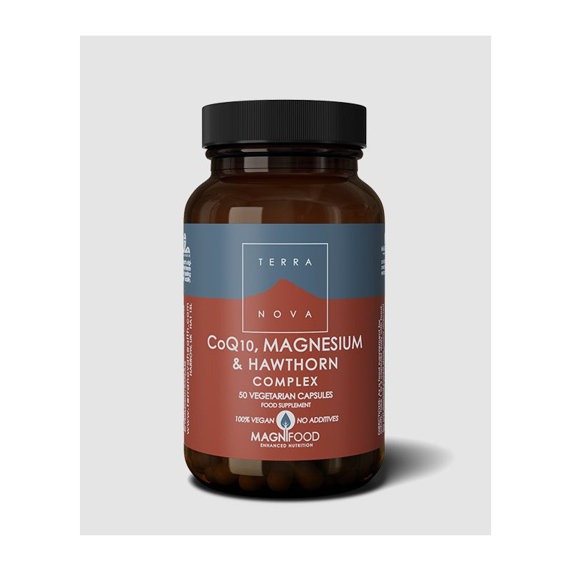 Terranova CoQ10, Magnesium &amp; Hawthorn Complex 50 capsules