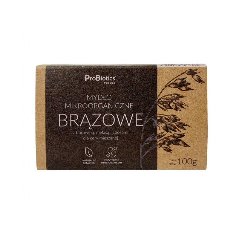 BROWN MICRO-ORGANIC SOAP for combination skin 100g, ProBiotics