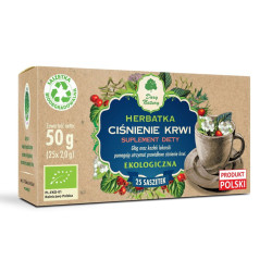 Blood pressure and circulatory tea, ecological, Dary Natury 25 tea bags