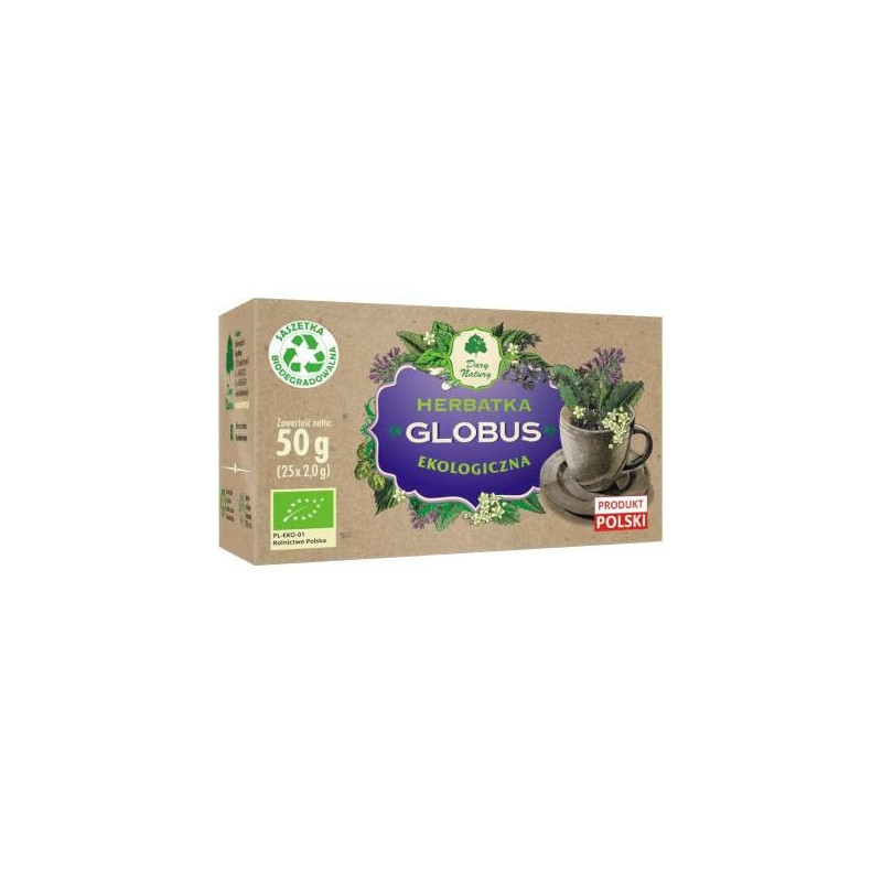 GLOBUS TEA ecological, Dary Natury 25 tea bags