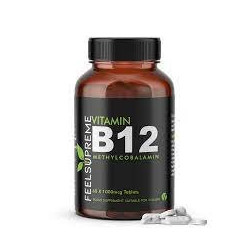 Vitamin B12 – 1000mcg, 60 tablets, Feel Supreme