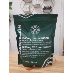 Magnesium Bath Flakes with 1000MG CBD, 1000g