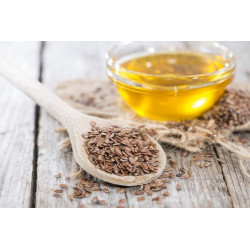 Organic Flaxseed Oil 200ml, Cold Pressed, Unrefined