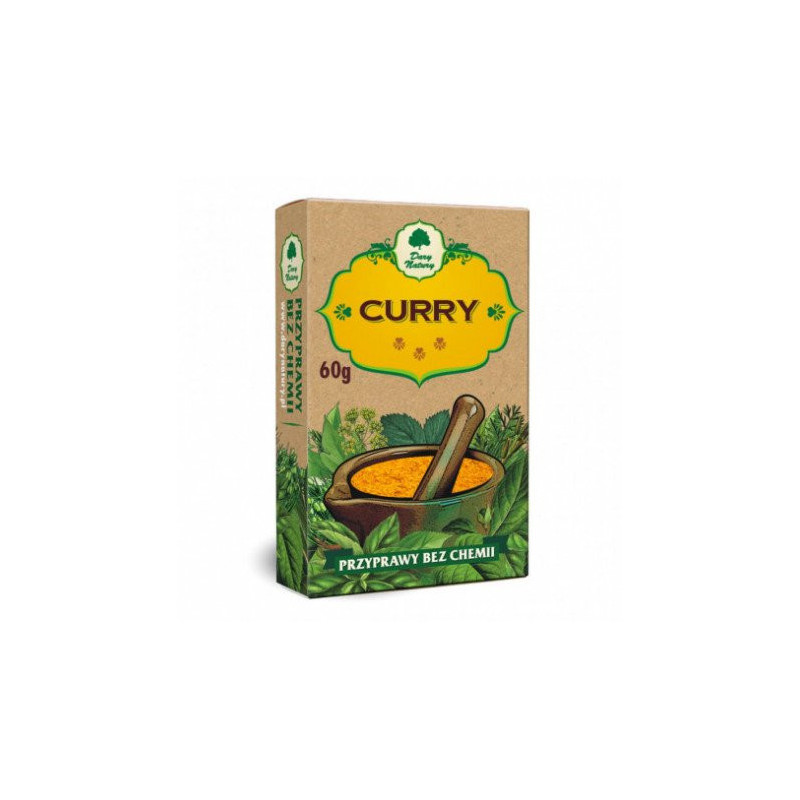 CURRY 60g, No chemicals, Dary Natury