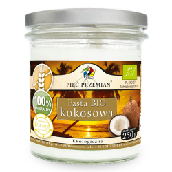 Organic Coconut Paste BIO 250g, Pięć Przemian