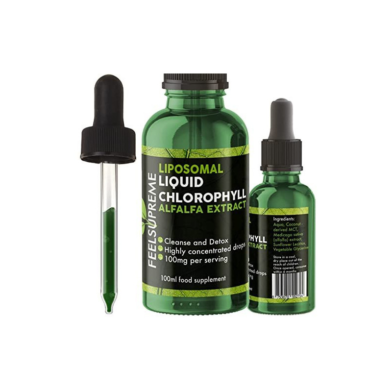 Liposomal Liquid Chlorophyll, 100ml Feel Supreme