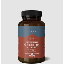 Green pH Alkaline Super-Blend Powder 40g size (Fresh Freeze Dried), Terranova