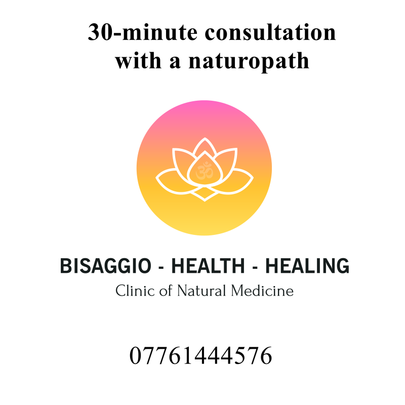 30 minutes phone consultation with naturopath