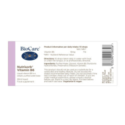 Nutrisorb® Vitamin B6 30ml BioCare