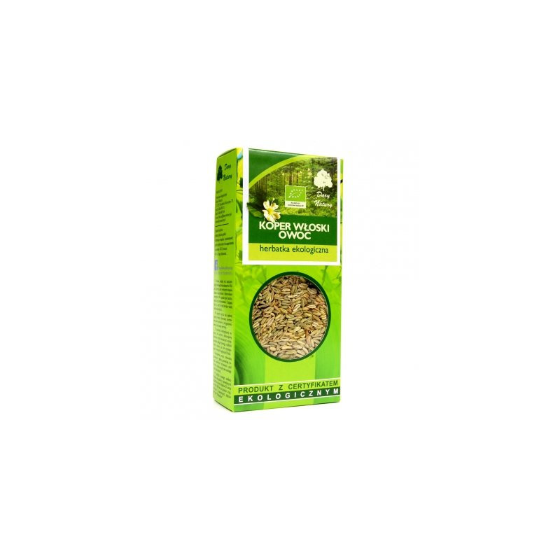 Fennel Fruit Seeds Eco, Dary Natury 50g / Koper Włoski Owoc
